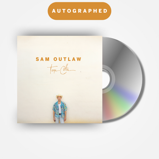 AUTOGRAPHED 2024 "Terra Cotta" LP by Sam Outlaw, Compact Disc