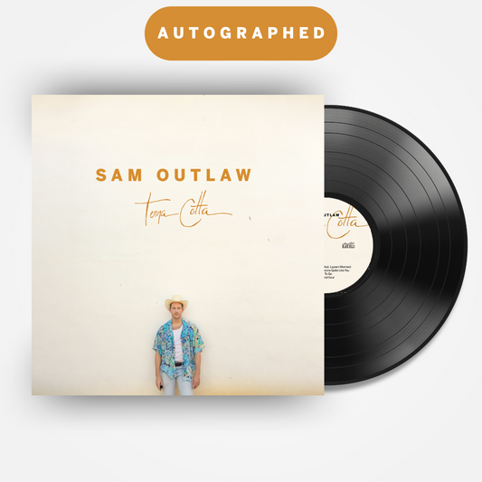 AUTOGRAPHED "Terra Cotta" LP by Sam Outlaw, 12" Vinyl Record