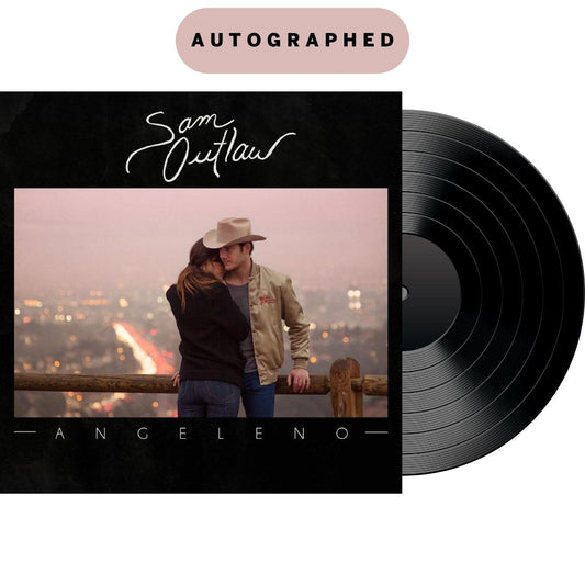 AUTOGRAPHED Angeleno by Sam Outlaw, 12" Vinyl Record