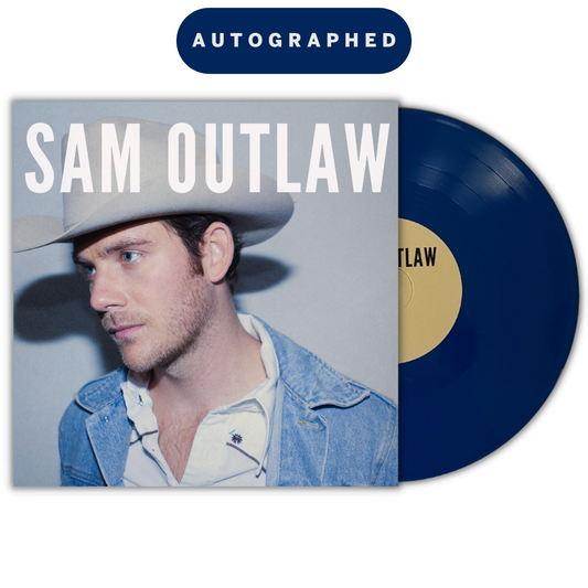 NEW COLOR AUTOGRAPHED 2014 Self-Titled EP by Sam Outlaw, on Blue Jay 10" Vinyl Record