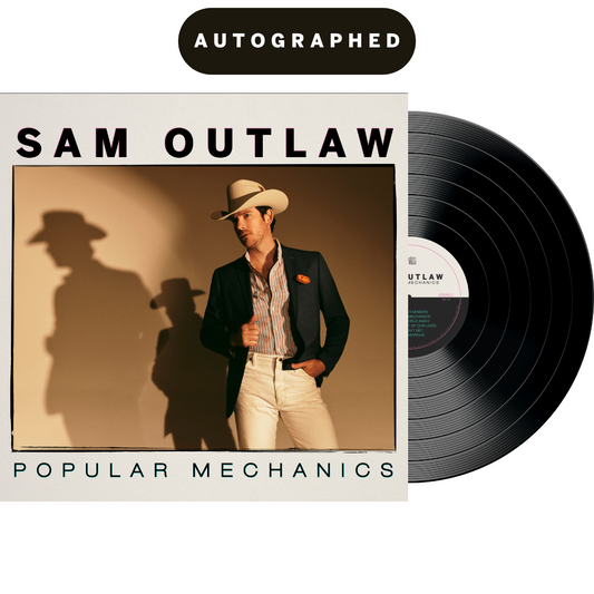 AUTOGRAPHED copy of Popular Mechanics by Sam Outlaw, 12" Vinyl Record