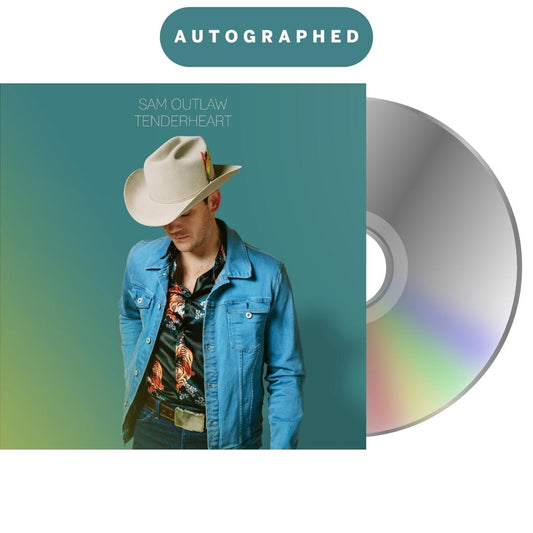 AUTOGRAPHED Tenderheart by Sam Outlaw, Compact Disc