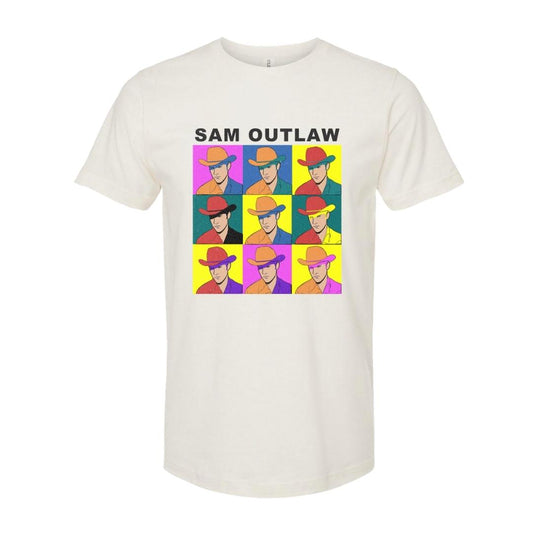 Sam Outlaw "Warhol" T-Shirt in Vintage White